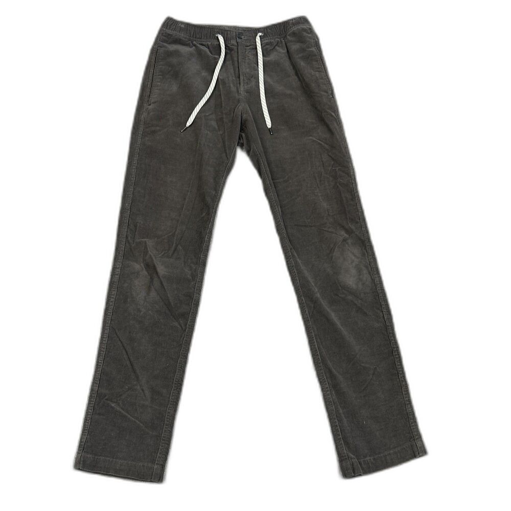 Vuori Optimist Corduroy Pants Mens Small 28x30 Brown Tapered V440 *Flaws